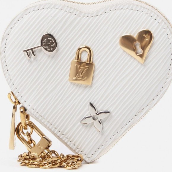 Louis Vuitton Handbags - Louis Vuitton Epi Love Lock Heart Coin Purse-Full Inclusion W/Entrupy COA